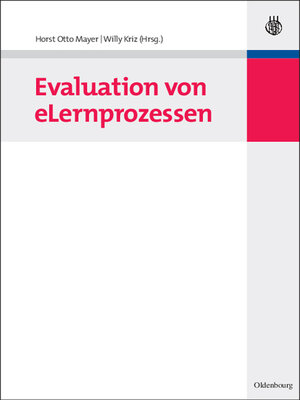 cover image of Evaluation von eLernprozessen
